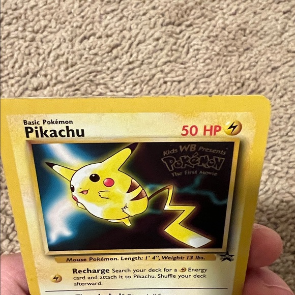 Pokemon Yellow Pikachu Trading Card - Picture 3 of 3